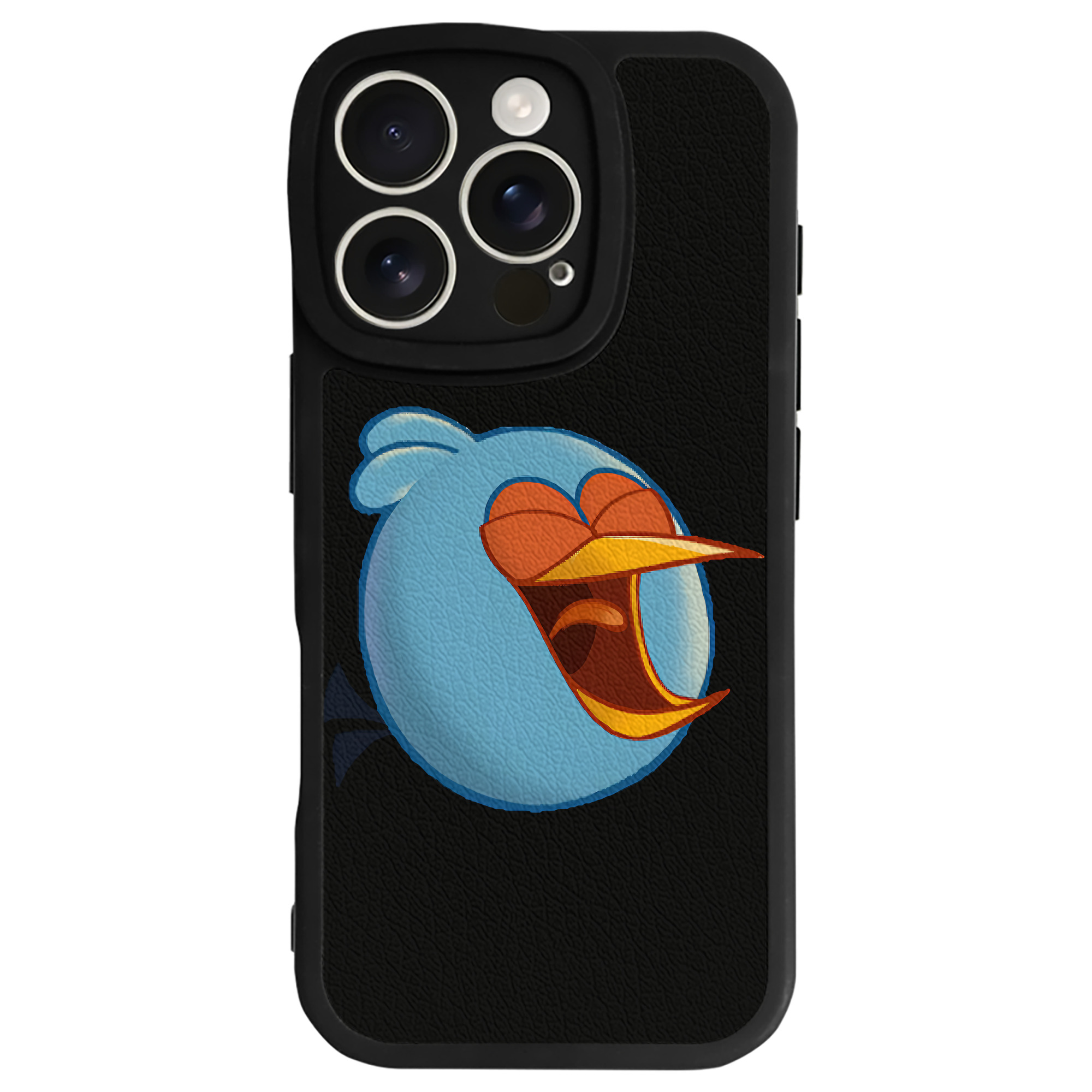 （画像用） Angry Birds アングリーバード 【iPhone 16シリーズ対応】シリコンスマホケース（レザー調） 材質：シリコン